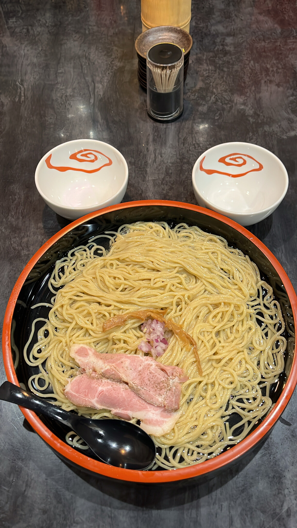 昆布水つけ麺（大盛）