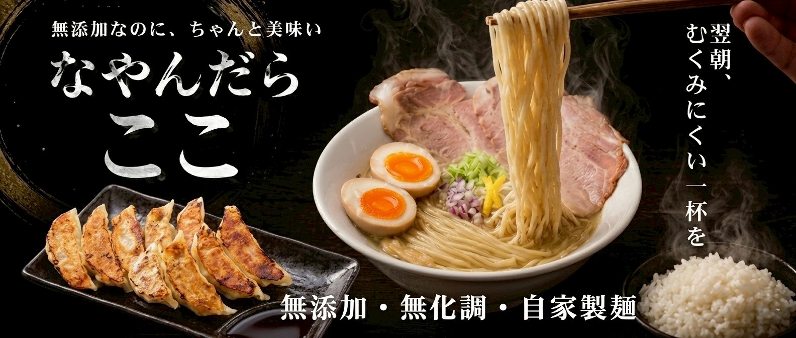 なやんだらここの塩ラーメンと餃子